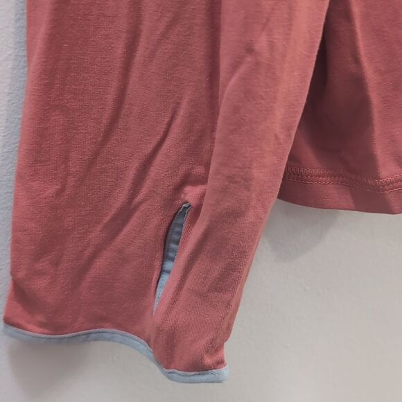 Patagonia "Bighorn Angler" Orange Lightweight Fishing Hoodie Sz L - Picture 6 of 7